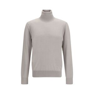 Dolce & Gabbana Beige Cashmere Men's Turtleneck